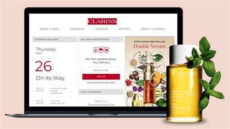 Clarins website